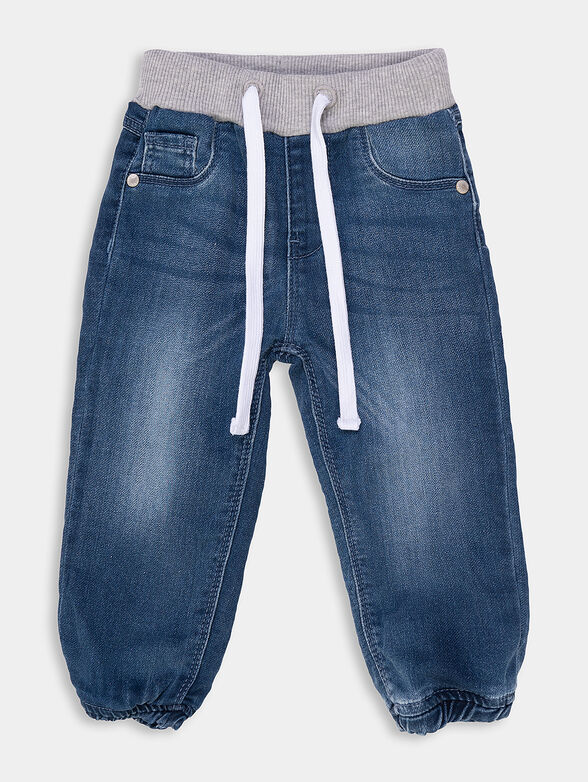 Jeans with elastic waistband - 1