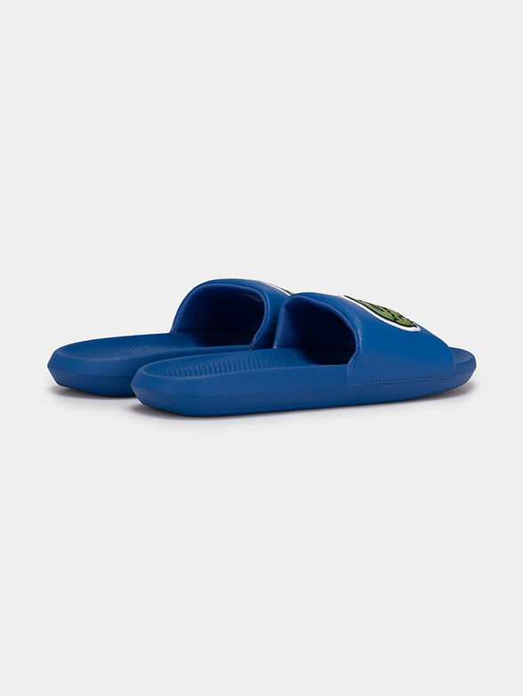 Blue beach slippers - 3