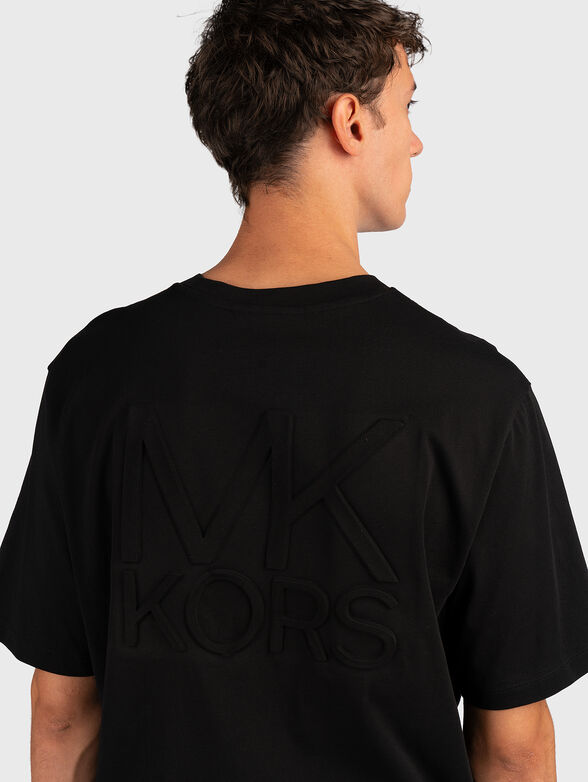 T-shirt with embossed logo on the back - 3