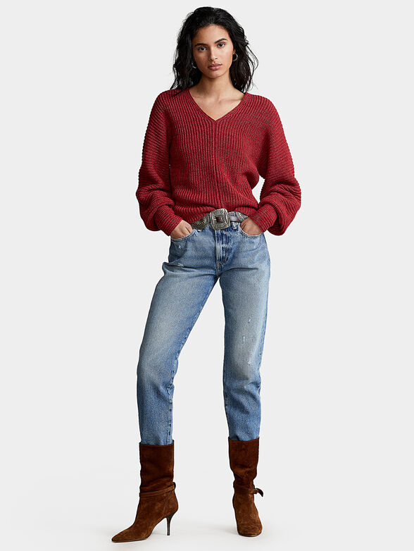 V-neck sweater - 2