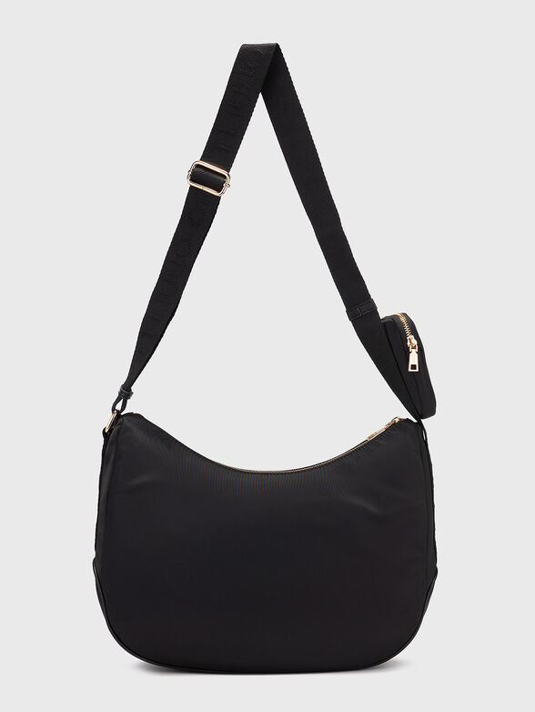 Hobo bag with golden details ana logo - 2