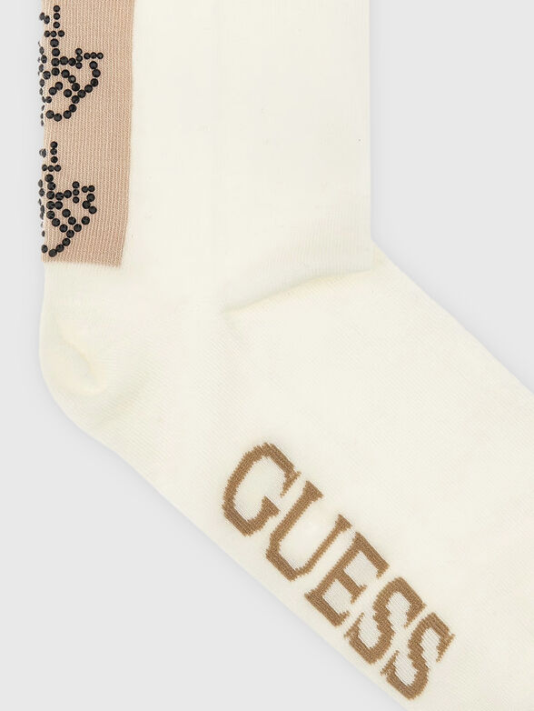 Black socks with 4G logo detail - 2