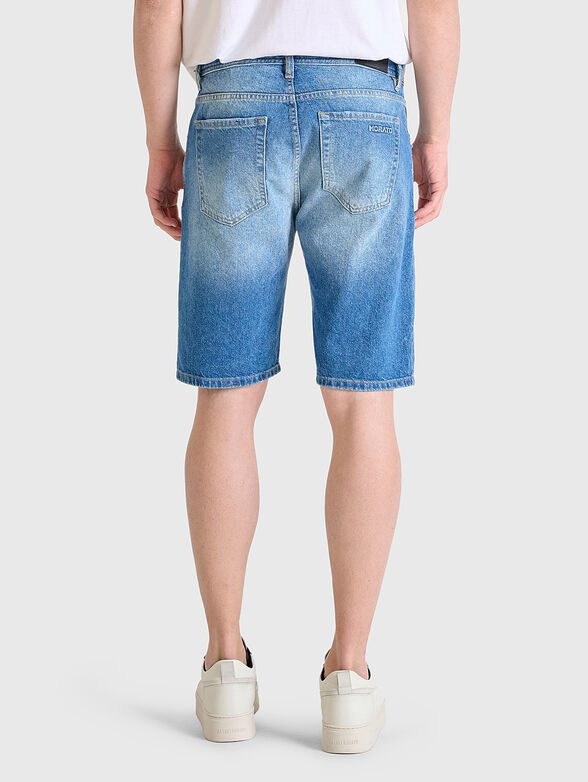 Denim shorts with rips - 2