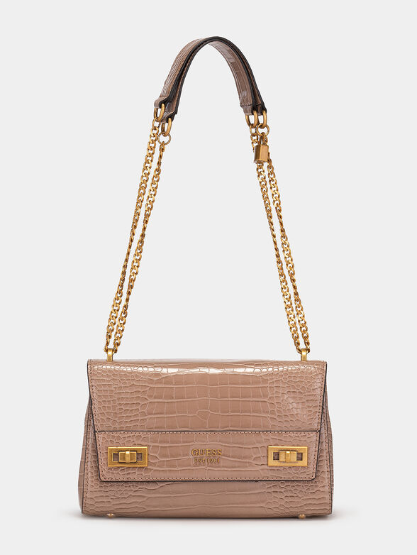 KATEY crossbody bag with croco texture - 1