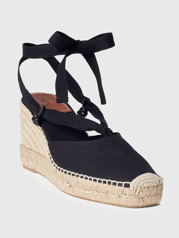 Black espadrilles on platform - 2