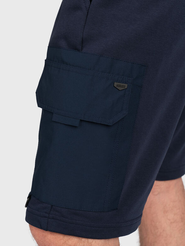 Dark blue sports shorts - 3