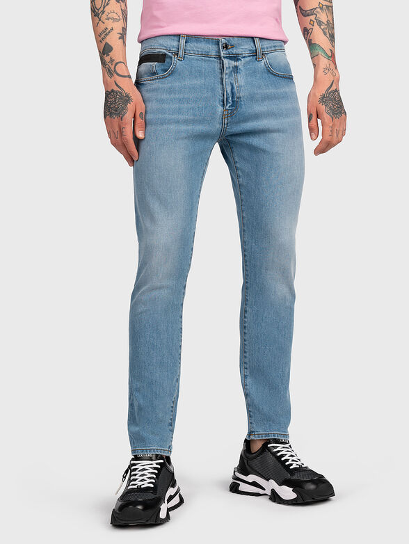 Cropped slim jeans - 0