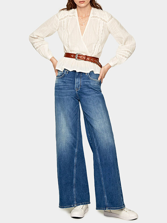 KATE Long sleeve flowing boho top - 2