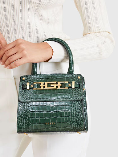CRISTINA bag with croco texture - 4