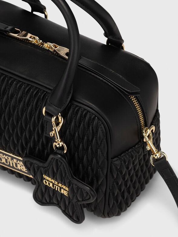 Quilted bag in black  - 5