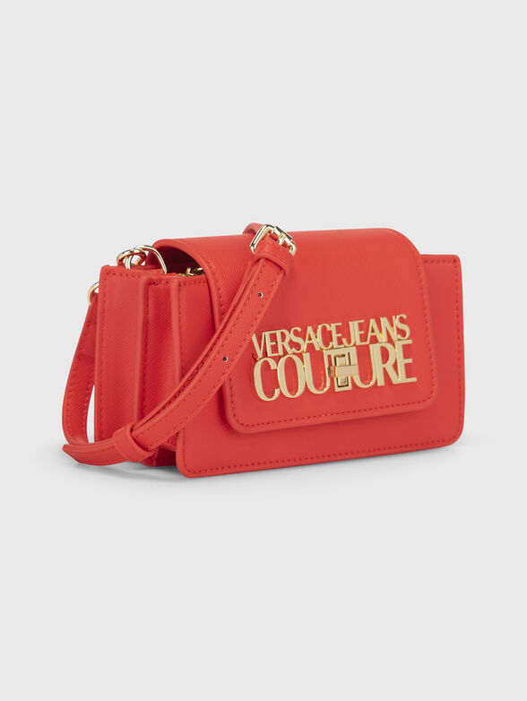 Golden logo-accent bag  - 4