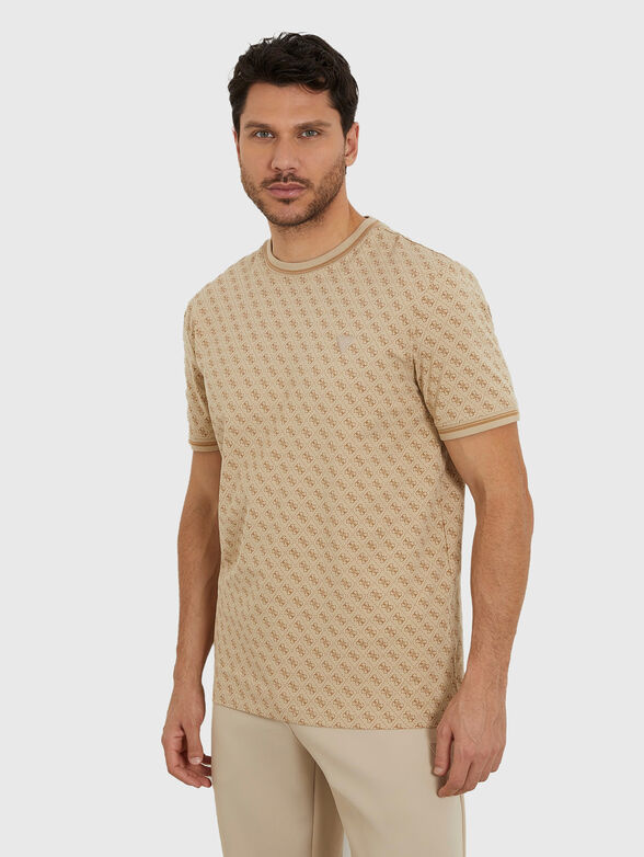 MARSHALL monogram logo print T-shirt  - 1