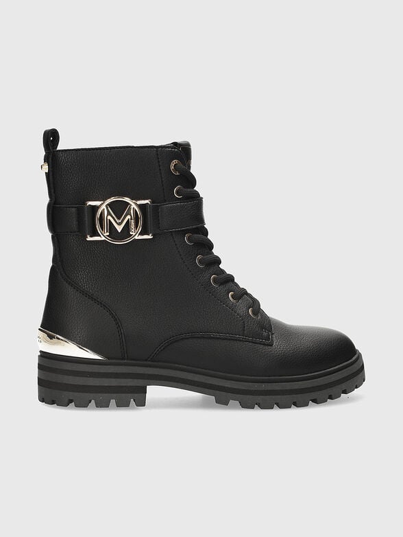 KYANA black boots with logo accent - 1