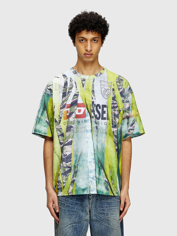 T-BOXT-R13 cotton T-shirt with print - 1