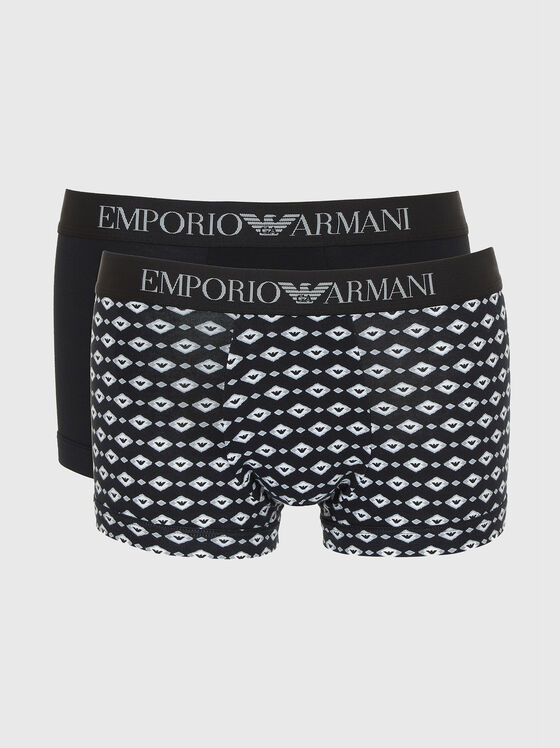 Set of two pairs of boxer shorts with logo - 1