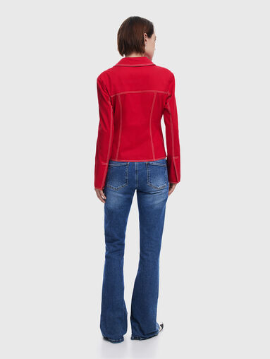 Transition jacket with accent stitching - 2