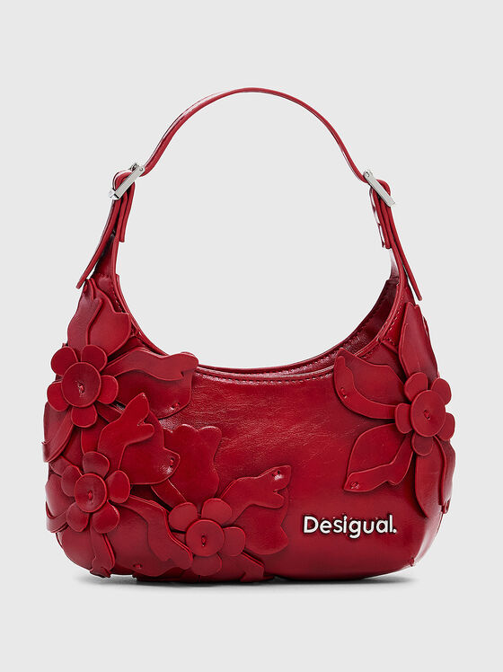 Small floral appliqué bag - 1