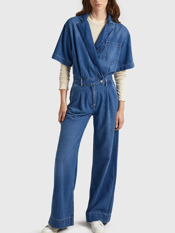 SOLEIL denim jumpsuit - 4