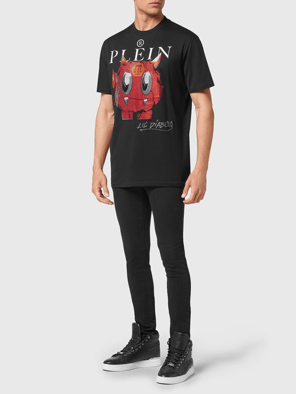 T-shirt with rhinestones  - 1