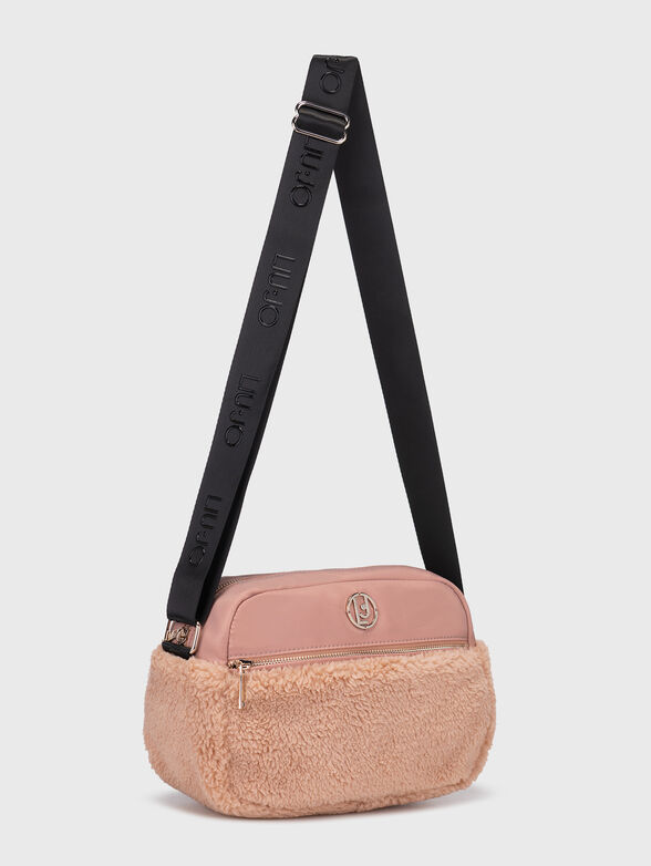 Black crossbody bag with logo  - 2