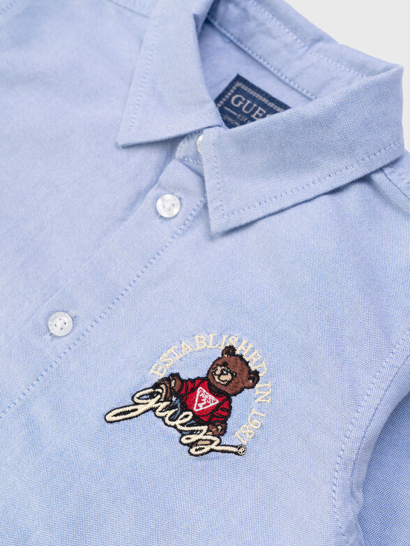 Light blue shirt with logo - 2