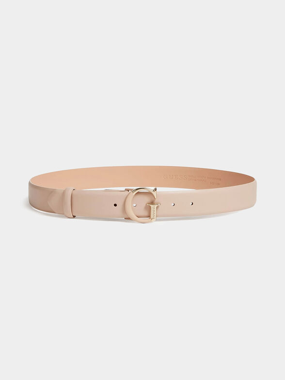 Black belt with logo buckle - 2