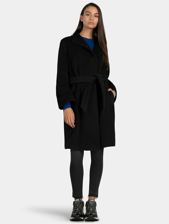 Black virgin wool sweater - 2