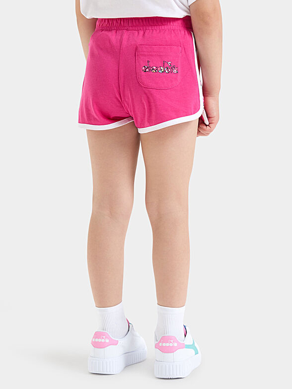 BLOSSOM shorts with floral print inserts - 2