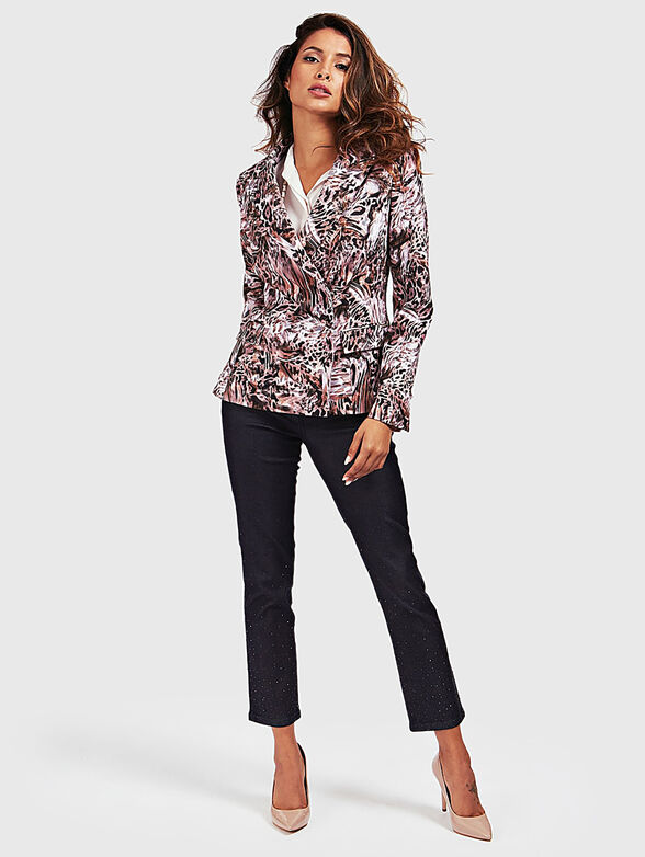 Blazer with animal print - 2