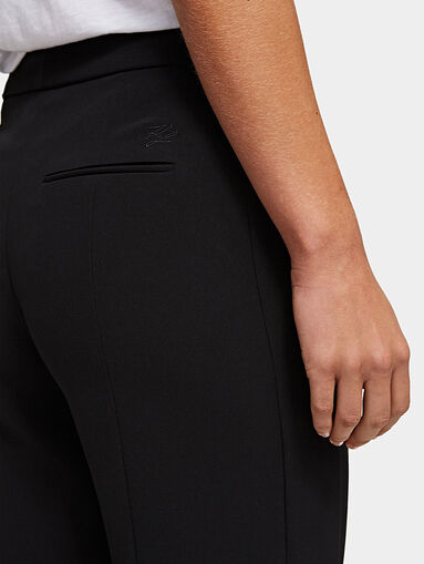Trousers with back slit hem - 4