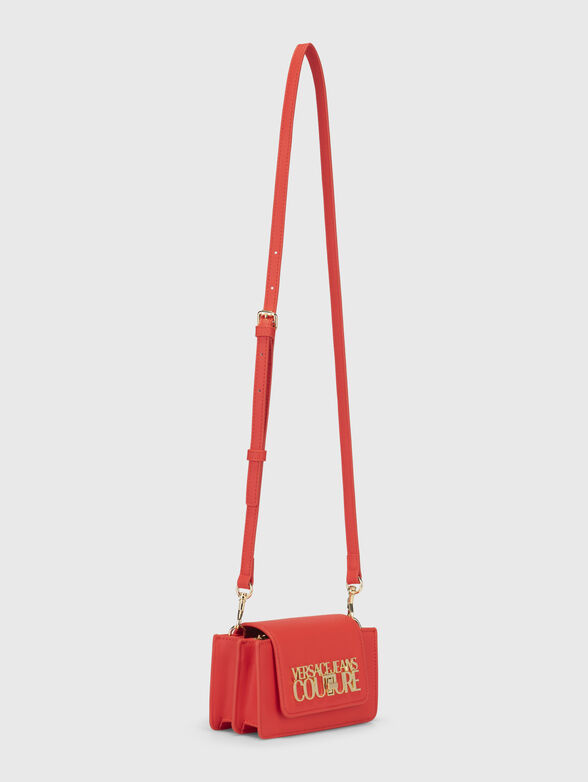 Golden logo-accent bag  - 2