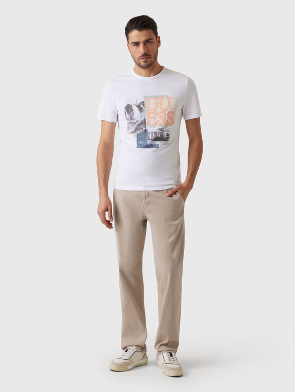 Slim T-shirt with print - 1