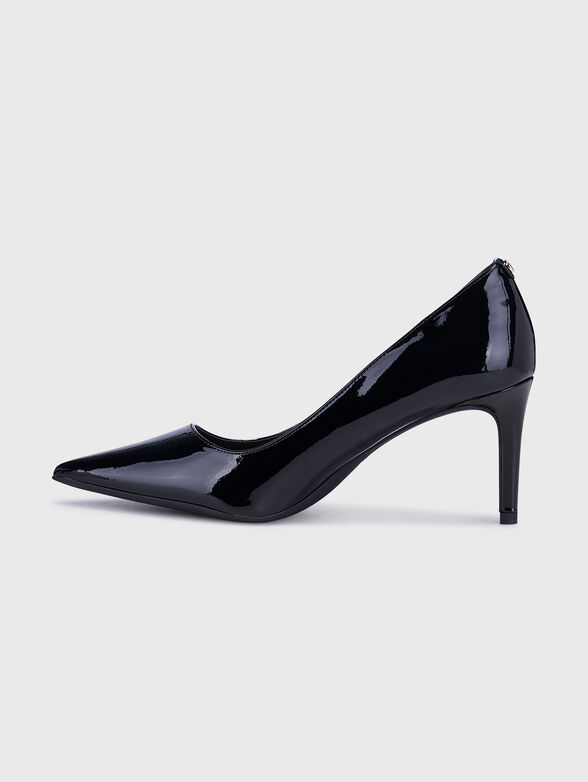 ALINA black heeled shoes with lacquer effect - 3