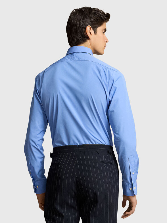 Blue cotton shirt - 2