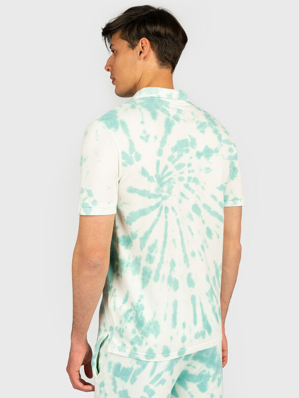 Polo-shirt with tie-dye print - 3