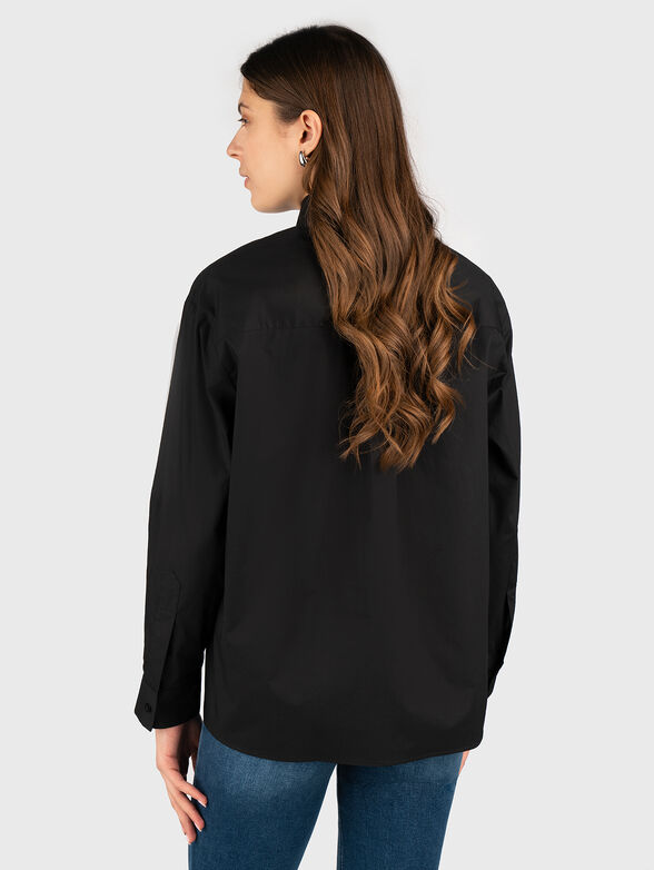 Black shirt with accent logo - 2