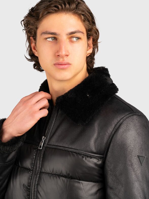Jacket with removable hood - 6