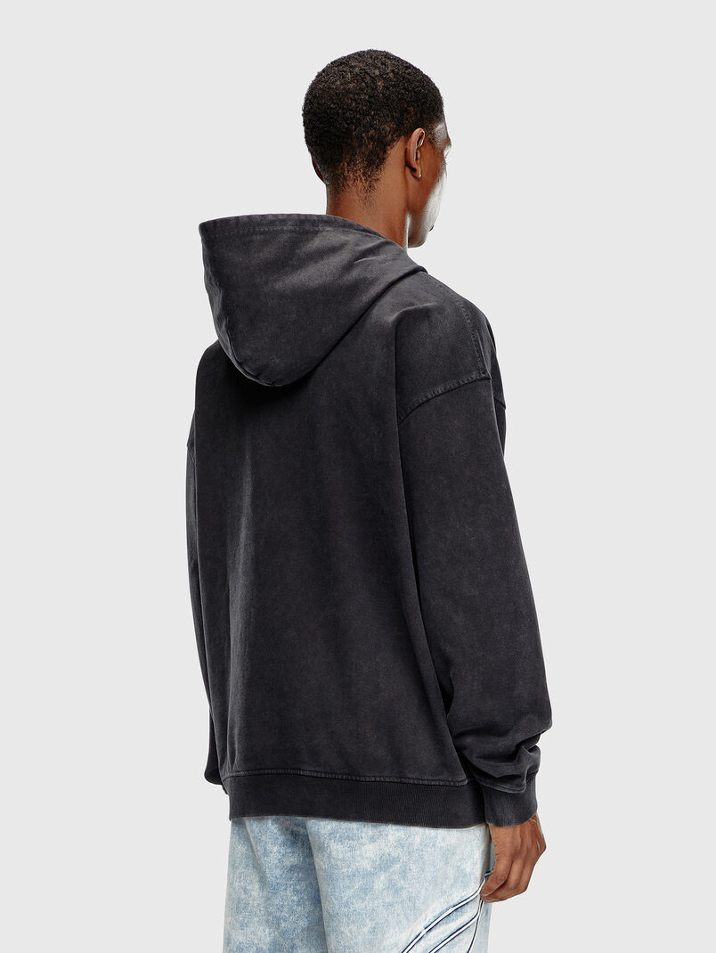 S-BOXT-HOOD-Q7 dark hooded sweatshirt  - 3