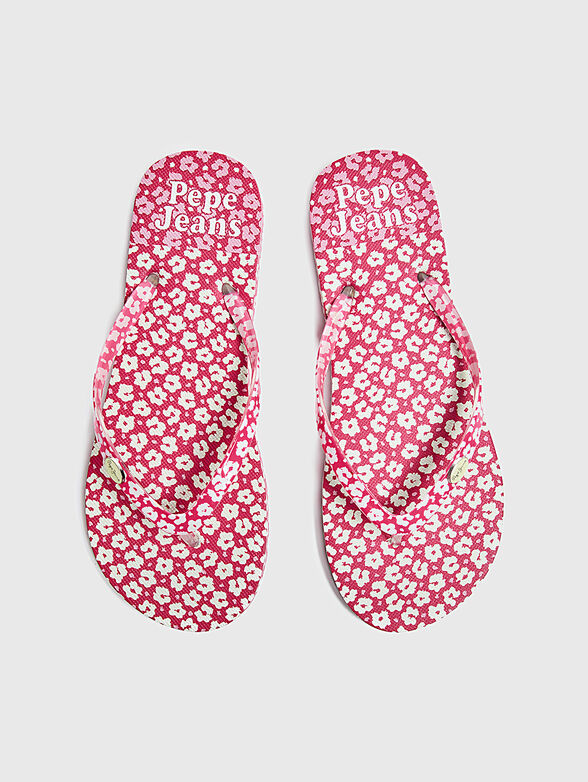 RAKE TIGI Flip-flops with floral print - 4