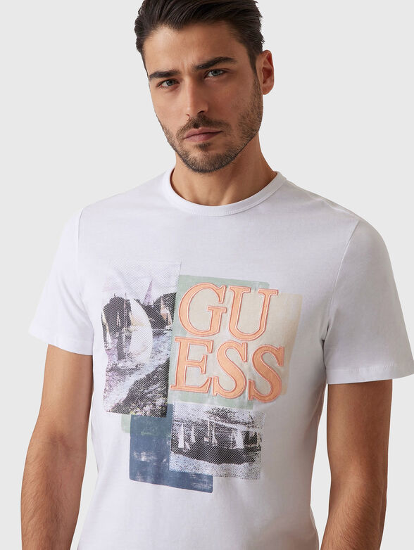 Slim T-shirt with print - 3