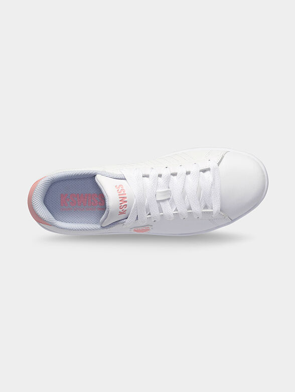 COURT SHIELD sneakers with pink accents - 5