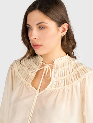 Blouse with long sleeves - 3