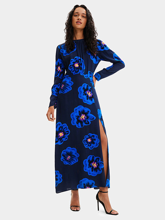 Φόρεμα MERCEDES  με φλοράλ μοτίβα - 1