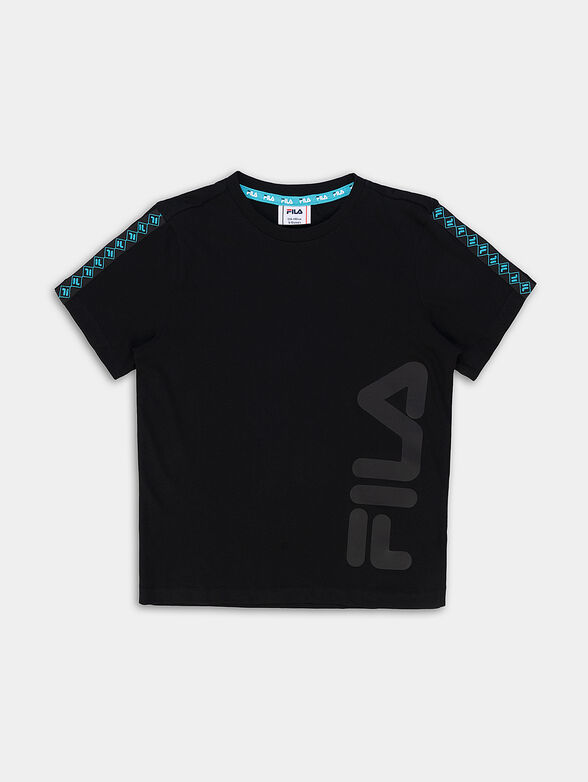 Black t-shirt with logo - 1