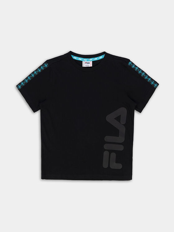 Black t-shirt with logo - 1