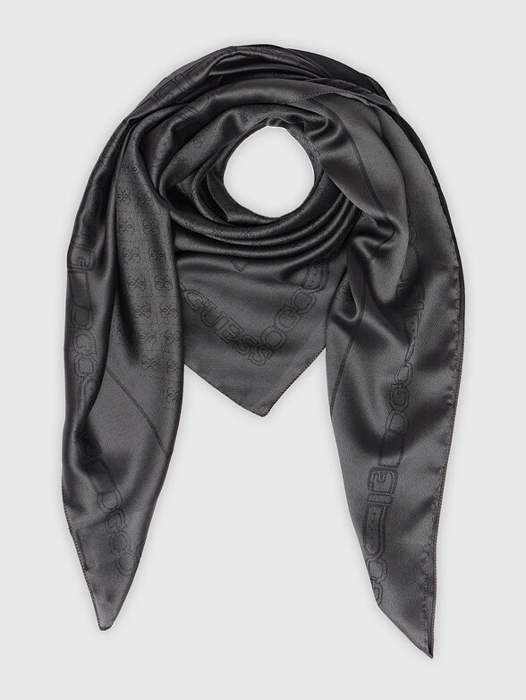 Scarf with logo print - 1