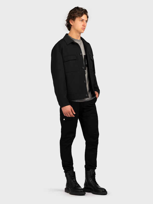 T-shirt with contrasting print - 2