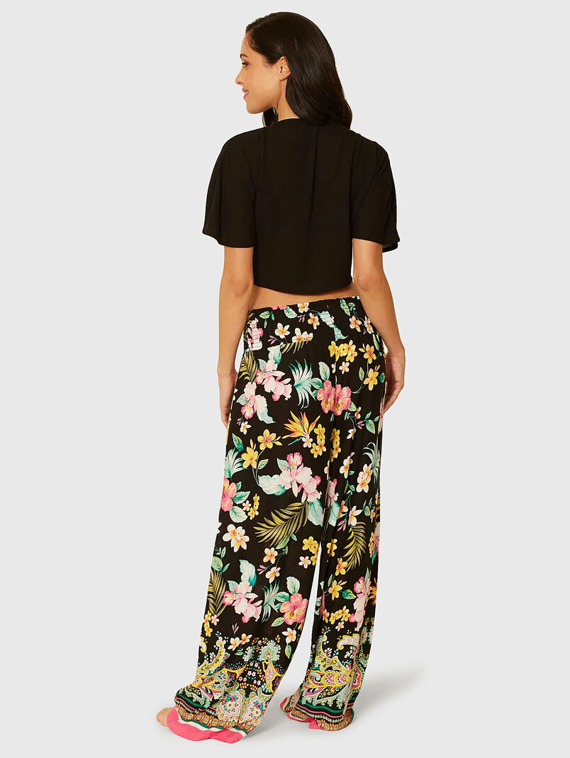 MIRA cropped blouse with buttons - 3