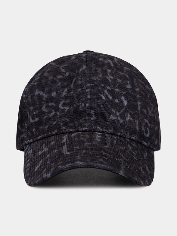 Cap with monogram logo print - 1