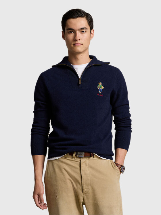 Βαμβακερό πουλόβερ με λογότυπο POLO BEAR - 1
